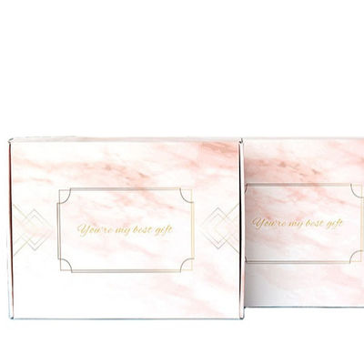 Caja de cartón acanalado biodegradable personalizada para el correo