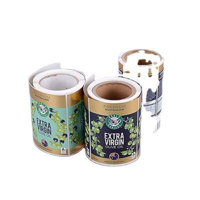 CMYK cortado con tintas adhesivo Pantone Logo Label Sticker Custom Printed