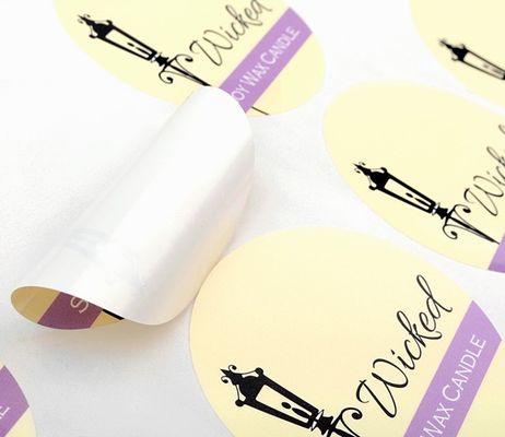 AQU barnizan la etiqueta autoadhesiva auta-adhesivo Rolls de Logo Pantone CMYK