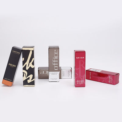 Barra de labios C1S Art Paper Cosmetic Packaging Boxes Eco de CMYK amistoso
