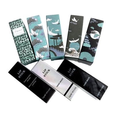Barra de labios C1S Art Paper Cosmetic Packaging Boxes Eco de CMYK amistoso