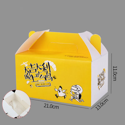 Capa impermeable de OilProof C1S C2S Art Paper Snack Packaging Box PE