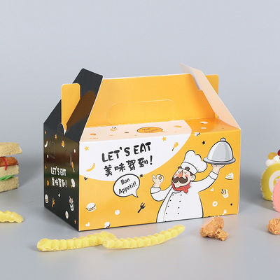 Capa impermeable de OilProof C1S C2S Art Paper Snack Packaging Box PE