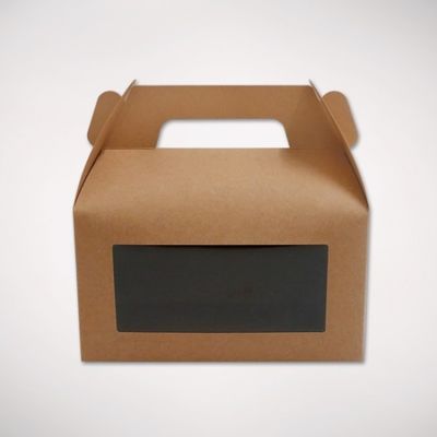 Color de encargo de lujo de papel plegable de la caja de torta del ODM 420gsm Kraft del OEM