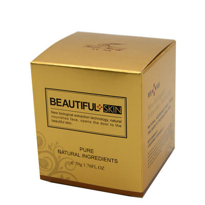 Empaquetado disponible del color oro 325g Art Paper Box Cosmetic Gift