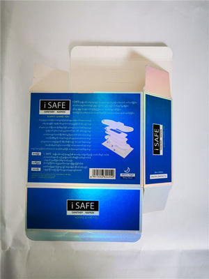 OEM CMYK que imprime la tarjeta de plata de empaquetado cosmética de las cajas 350gsm