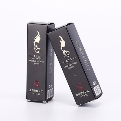 Color de empaquetado de Pantone de las cajas del protector labial de encargo del cartón 350g