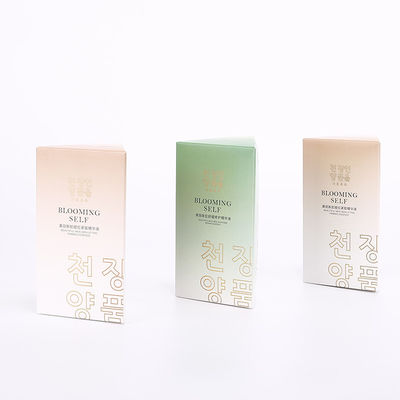 Empaquetado plegable del cosmético de la cartulina de C1S Art Paper Cosmetic Paper Boxes