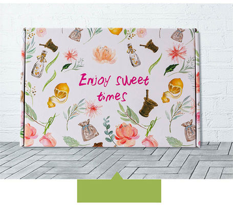 Caja de empaquetado de papel acanalada de la cubierta del OEM respetuosa del medio ambiente