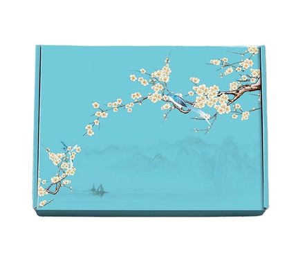 Caja de envío rosada blanca azul acanalada de CCNB C2S C1S Eco amistoso