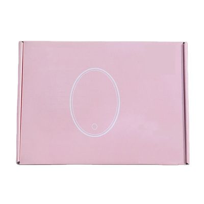 Caja de envío rosada blanca azul acanalada de CCNB C2S C1S Eco amistoso