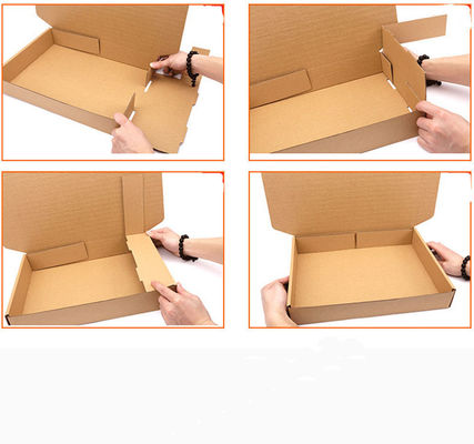 Pliegue la caja de regalo acanalada de la ropa de PMS Logo Mailer Shipping de encargo