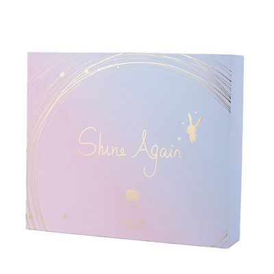 300gsm azul rosado Art Paper Custom Luxury Apparel encajona el sellado caliente