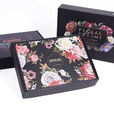 Caja de empaquetado de papel acanalada e flauta