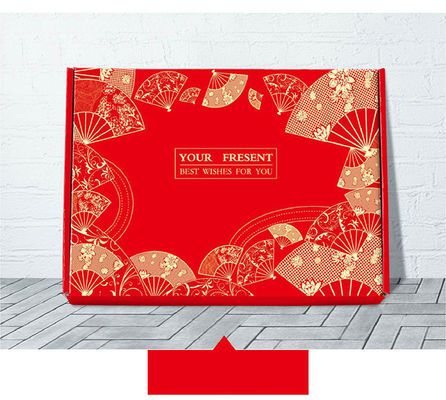 cajas de regalo de la cartulina del paquete plano 800gsm con forma de encargo de las tapas