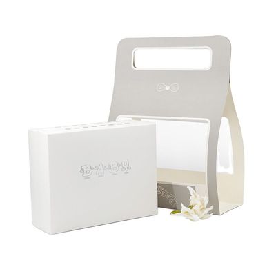 Caja de embalaje rígida colorida del regalo de cumpleaños del tablero 1.5m m de CMYK 900gsm