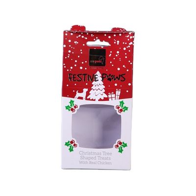 Logotipo de encargo creativo de las cajas de regalo del empaquetado de presentación CMYK Windowed