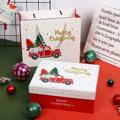 Reciclado 2 pedazos 250g Art Paper Cardboard Gift Boxes con las tapas