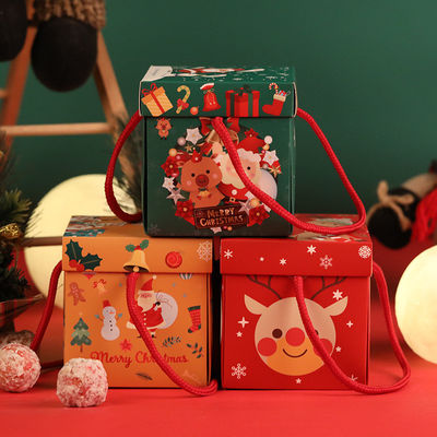 De papel amistoso lleno de la impresión PMS CMYK Eco encajona la Navidad decorativa
