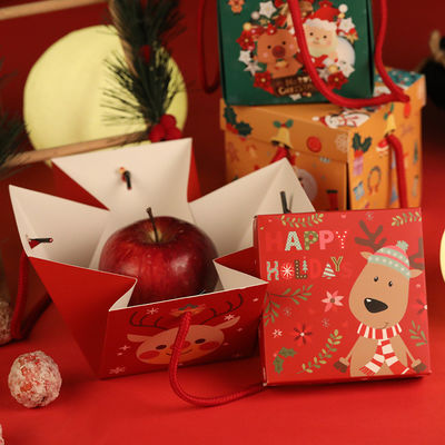 De papel amistoso lleno de la impresión PMS CMYK Eco encajona la Navidad decorativa