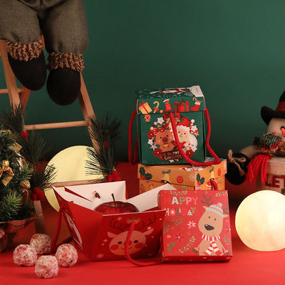 De papel amistoso lleno de la impresión PMS CMYK Eco encajona la Navidad decorativa