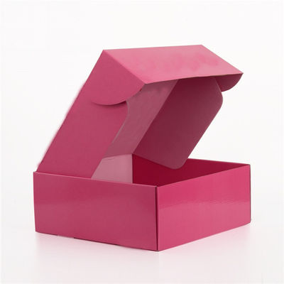 Emballage acanaló el correo rosado de 300gsm 2m m FBB encajona el logotipo de encargo