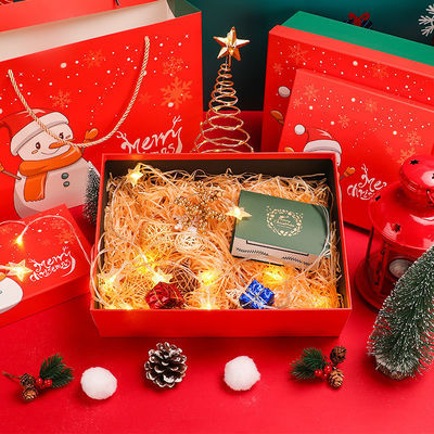 Cajas de empaquetado de la Navidad del Hardcover de la cartulina cualquier color de PMS