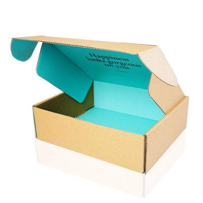 El traje 4 CMYK colorea la caja de empaquetado reciclada coloreó las cajas de envío acanaladas