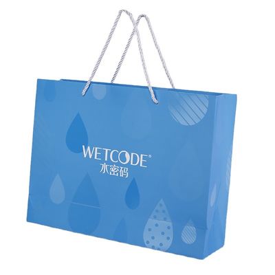 Empaquetado imprimible del regalo de las bolsas de papel de Matt Logo Common los 28*15*28cm