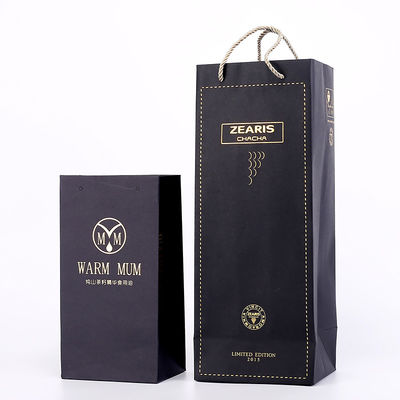 Empaquetado imprimible del regalo de las bolsas de papel de Matt Logo Common los 28*15*28cm