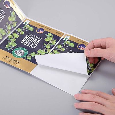 La etiqueta engomada adhesiva del producto de BOPP etiqueta etiquetas engomadas imprimibles resistentes ULTRAVIOLETA del círculo