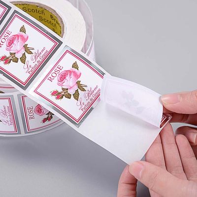 Etiquetas autoadhesivas de encargo cosméticas termales adhesivas del producto CMYK PMS