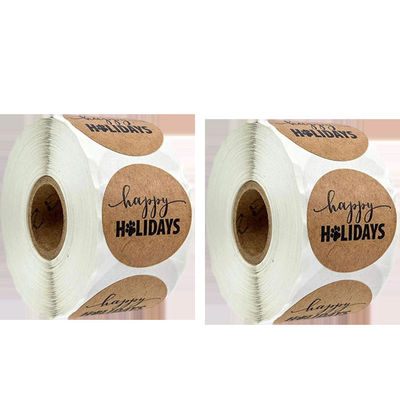 CMYK cortado con tintas adhesivo Pantone Logo Label Sticker Custom Printed