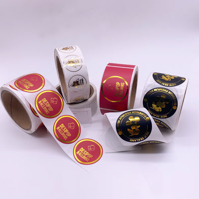 CMYK cortado con tintas adhesivo Pantone Logo Label Sticker Custom Printed