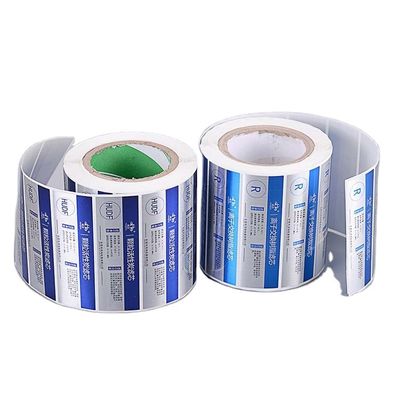 Etiquetas engomadas de empaquetado de encargo del pantone imprimible impermeable auto-adhesivo
