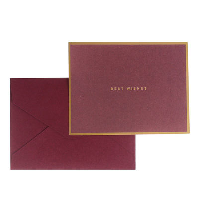 Tarjeta de regalo de la Navidad de Matte Glossy CMYK Pantone favorable al medio ambiente