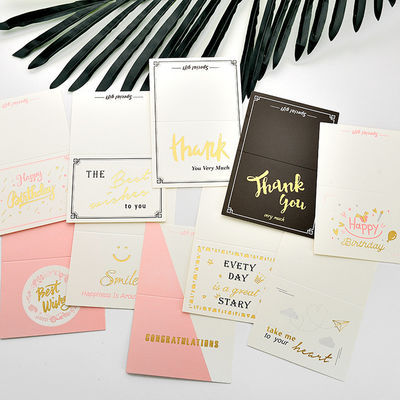 Tarjeta de regalo de la Navidad de Matte Glossy CMYK Pantone favorable al medio ambiente