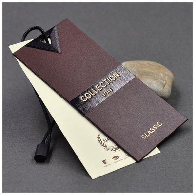 La secuencia CMYK del producto de la ropa personalizó a Hang Tag Custom Logo
