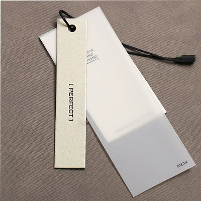 La camiseta Whiteboard de la ropa personalizó a Hang Tag Bronze Printing