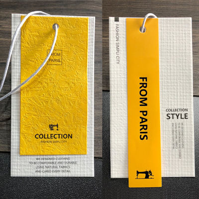 CMYK personalizó la etiqueta colgante