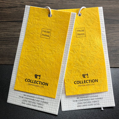 CMYK personalizó la etiqueta colgante
