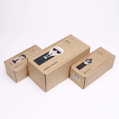 Cajas de papel amistosas iridiscentes plegables del OEM Eco para el envío