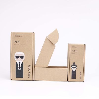 Cajas de papel amistosas iridiscentes plegables del OEM Eco para el envío
