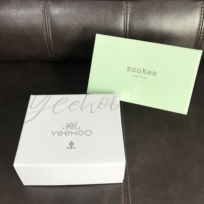 300g impreso plegable 350g acanaló la caja del cartón calza el envío del regalo