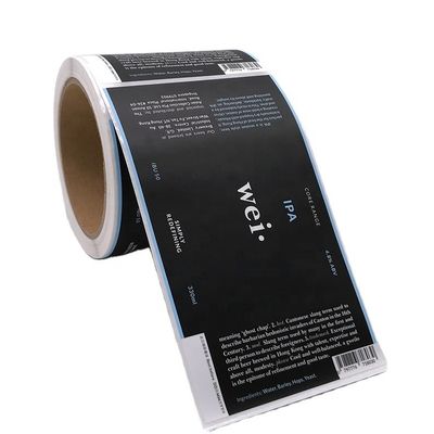 Impresión de encargo redondeada de las etiquetas autoadhesivas de encargo no tóxicas del vinilo