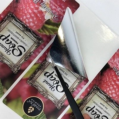 Impresión de encargo redondeada de las etiquetas autoadhesivas de encargo no tóxicas del vinilo