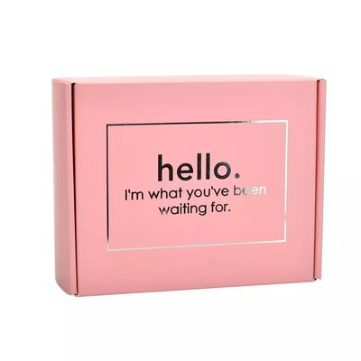 Cajas de embalaje del regalo rosado de CMYK con la cinta