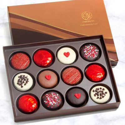 Cajas del regalo 1200g Grey Board Custom Food Packaging del chocolate