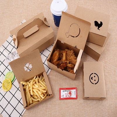 El aceite impermeabiliza la impresión de empaquetado de las cajas CMYK de la ensalada del papel de 350gsm Kraft
