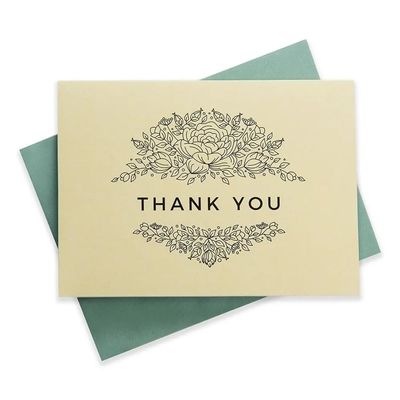 La tarjeta de la invitación del papel de la boda 350gsm Kraft del cumpleaños con envuelve